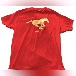 Calgary Stampeders Cornish tshirt red #9 size XL Reebok